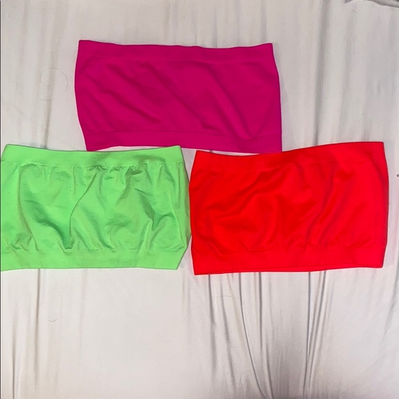 Pink green orange Bandeau Size S - Picture 1 of 1
